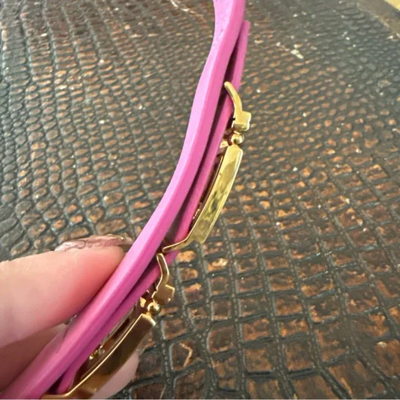 PINK Versace Greca leather choker - Picture 9 of 9